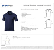 Load image into Gallery viewer, ST650 - Sport-Tek Micropique Sport-Wick Polo