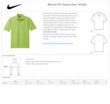 Load image into Gallery viewer, 267020 - Nike Dri-FIT Classic Polo w/Check Point Embroidery left chest