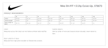 Load image into Gallery viewer, 578673 Nike Dri-FIT 1/2-Zip Cover-Up w/Check Point emb left chest