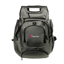 Load image into Gallery viewer, 711107 Ogio Metro Ballistic Backpack with Check Point embroidery lower pocket