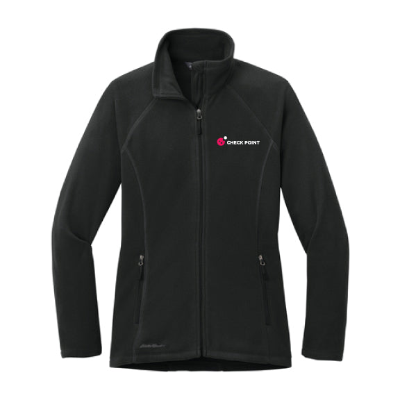 EB225 - Eddie Bauer® LADIES Full-Zip Microfleece Jacket w/Check