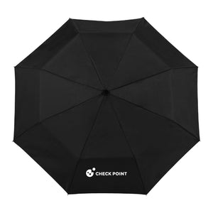 8850-01 - Black 42" totes 3-Section Auto Open Umbrella